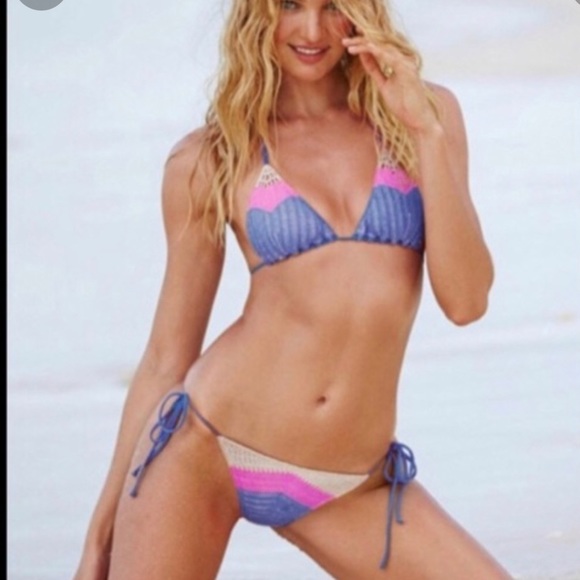 NWT Victoria’s Secret VS Swim crotchet triangle string bikini - Picture 2 of 9